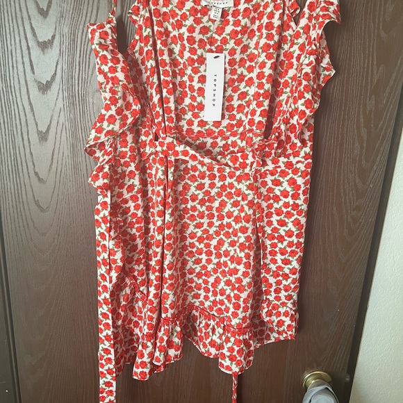 Top shop Wrap Dress Size 4 - Picture 4 of 5